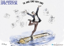 Comey’s Happy Dance